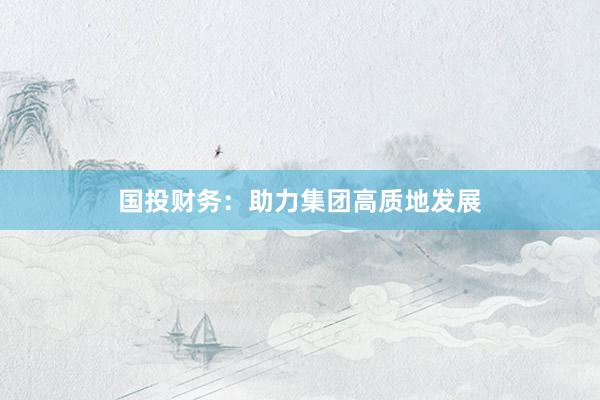 国投财务：助力集团高质地发展